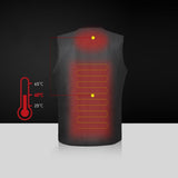 USB Rechargeable Heat Vest Washable Size Adjustable For Outdoor Camping Hiking Golf-UlGadget