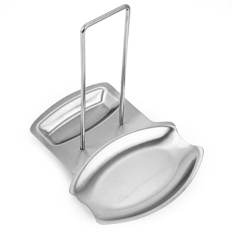 Stainless Steel Utensil Stand Rack Cover Lid Rest Spoon Holder Home Applicance The Goods For 2018 New Kitchen Accessories-UlGadget