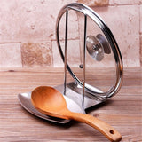 Stainless Steel Utensil Stand Rack Cover Lid Rest Spoon Holder Home Applicance The Goods For 2018 New Kitchen Accessories-UlGadget