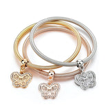 3pcs Multilayer Mix Color Gold, Rose-gold and Silver "Tree of life" Charm Pandora-UlGadget