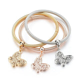 3pcs Multilayer Mix Color Gold, Rose-gold and Silver "Tree of life" Charm Pandora-UlGadget