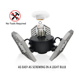 Adjustable LED Ceiling Light Motion High Intensity Ceiling Lamp for Garage Basement Workshop-UlGadget