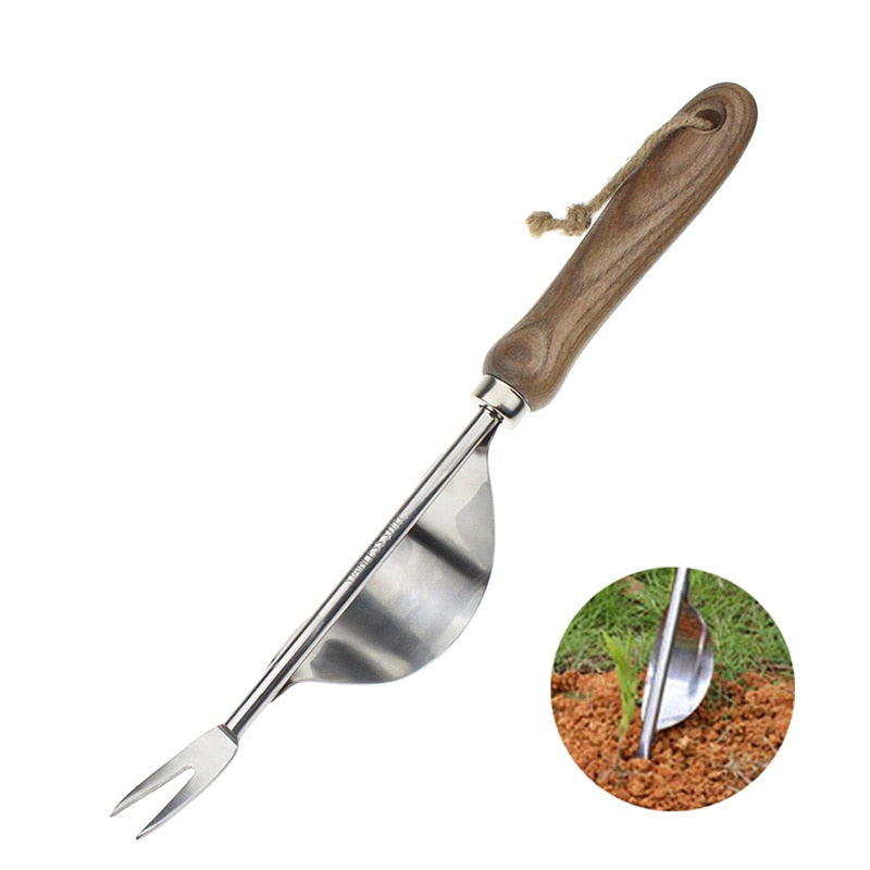 Manual Weeder Fork for Easy Weed Removal and Deeper Digging-UlGadget