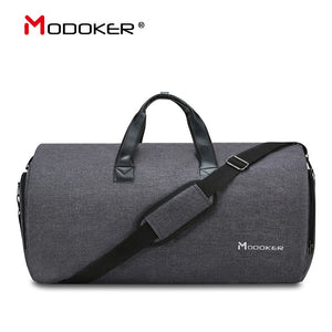 Convertible Garment Bag with Shoulder Strap Garment Duffel Bag - 2 in 1 Hanging Suitcase Suit Travel Bags-UlGadget