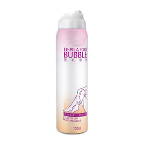 130ML/Bottle Painless Spray and Swipe Hair Removal Cream Depilatory Bubble Mousse Spray-UlGadget