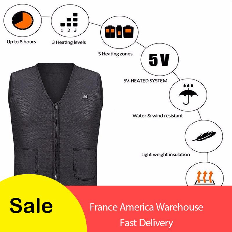 Men's Clothing and Accessories Rechargeable Heat Vest-UlGadget