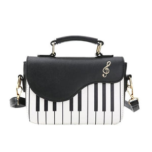 Piano Pattern Women Leather Handbag-UlGadget