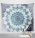 Bohemian Room Decor or Curtains Yoga Elephant Mandala Tapestry-UlGadget