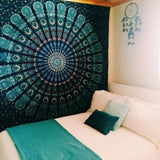 Bohemian Room Decor or Curtains Yoga Elephant Mandala Tapestry-UlGadget