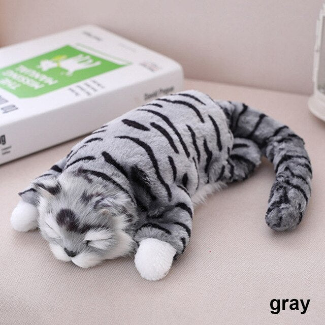 30cm Funny Electric Rolling Simulation Cat Plush Toy-UlGadget