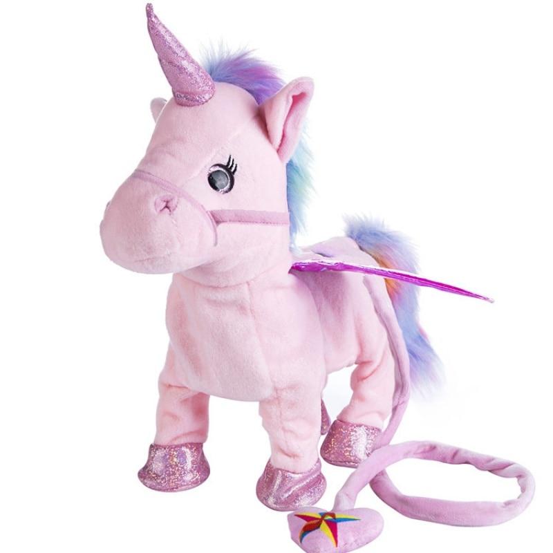 Mother and Kids Walking & Singing Unicorn-UlGadget