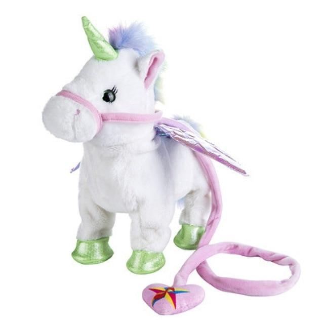 Mother and Kids Walking & Singing Unicorn-UlGadget