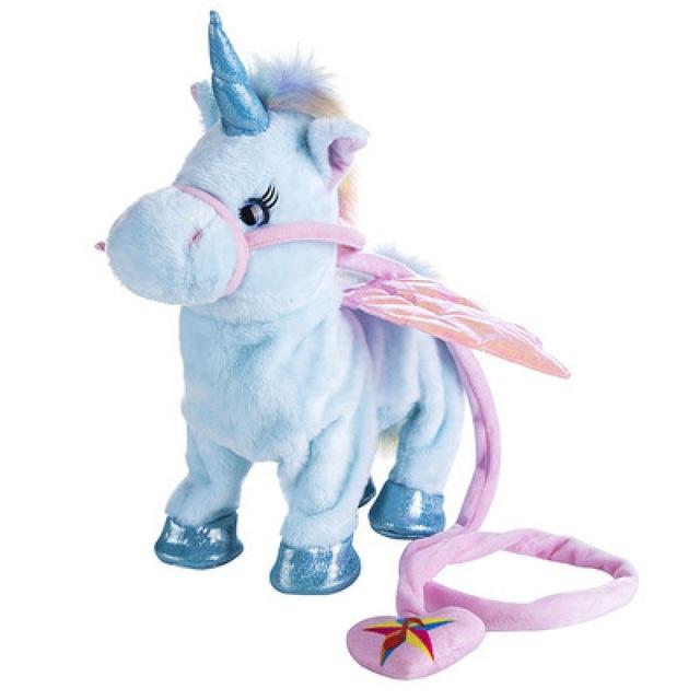 Mother and Kids Walking & Singing Unicorn-UlGadget