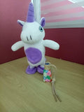 Mother and Kids Walking & Singing Unicorn-UlGadget