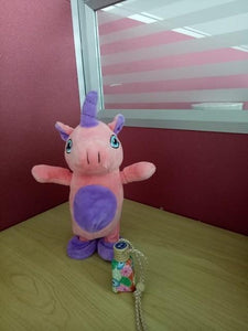 Mother and Kids Walking & Singing Unicorn-UlGadget