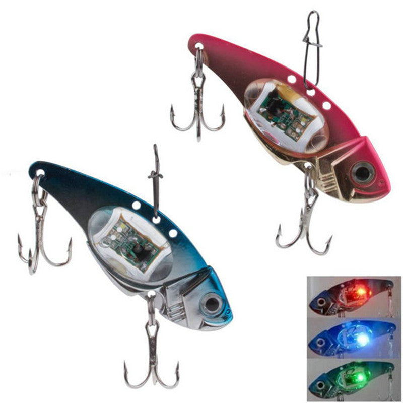 LED Light Fishing Treble Hook Electronic Lamp Bait Tackle Fish Lure