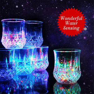 4 sets Liquid Activated Multicolor LED Glasses Beer Whisky For Bar Club Party Supplies-UlGadget