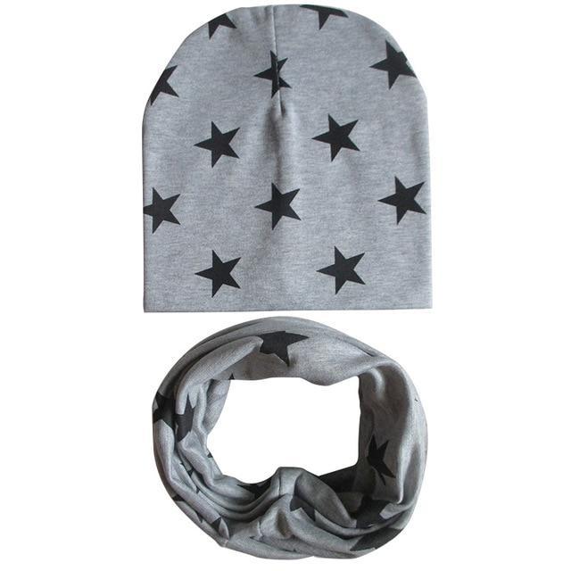 Printed Winter Hat and Scarf Set