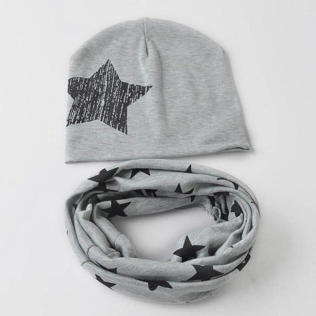 Printed Winter Hat and Scarf Set