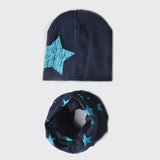 Printed Winter Hat and Scarf Set