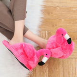 Flamingo Slippers Warm Cotton Winter Lovely Home Women Slippers-UlGadget