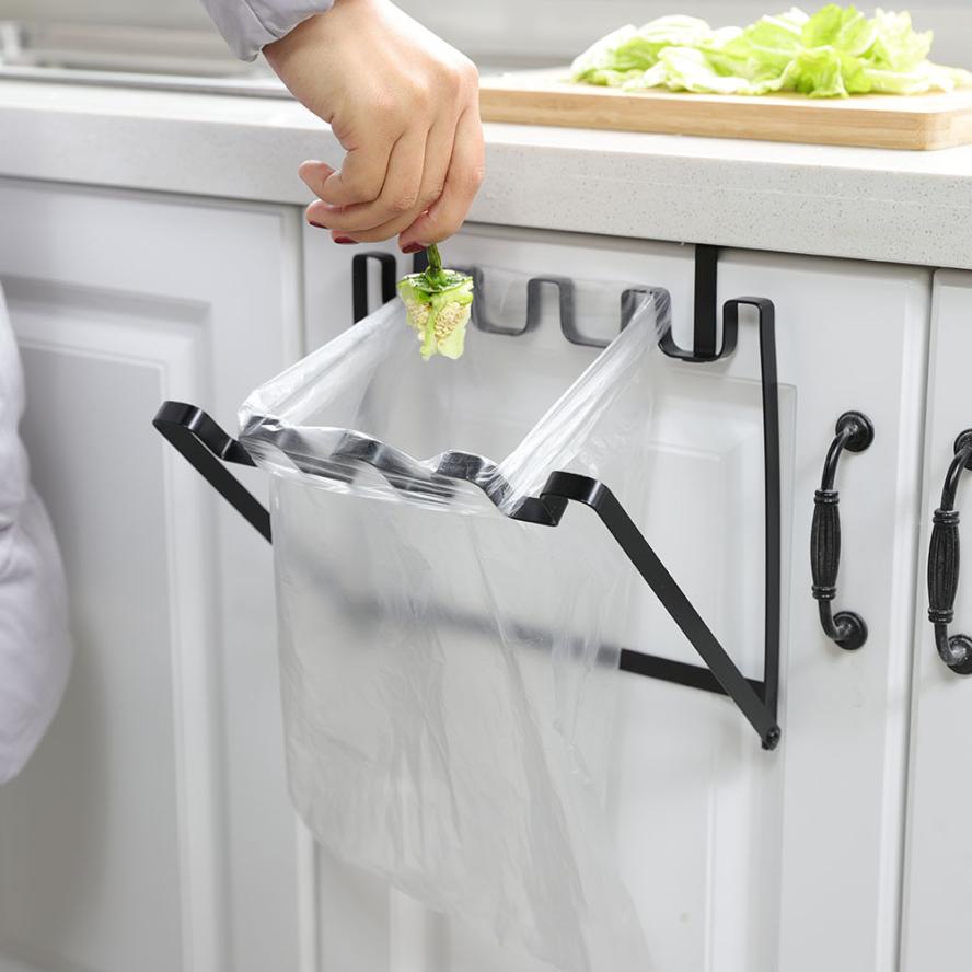 Foldable Hanging Garbage Rag Bags Holder-UlGadget