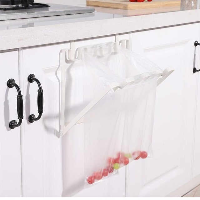 Foldable Hanging Garbage Rag Bags Holder-UlGadget