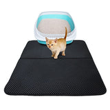 Double-Layer Waterproof Non-slip Pet Cat Litter Mat with Free Shovel-UlGadget