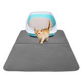 Double-Layer Waterproof Non-slip Pet Cat Litter Mat with Free Shovel-UlGadget