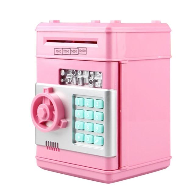 Mother and Kids Digital Piggy Bank - Safe Deposit Box for Kids-UlGadget