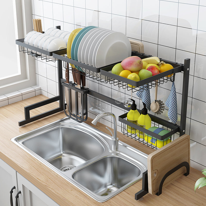 Stainless Steel Sink Drain Rack Kitchen Shelf-UlGadget