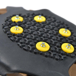 Ice Snow Shoe Spikes Grips Cleats Crampons Winter Climbing Camping-UlGadget