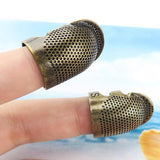 Retro Metal Handworking Sewing Thimble Finger Protector-UlGadget