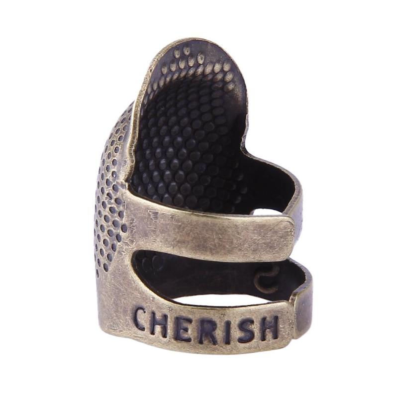 Retro Metal Handworking Sewing Thimble Finger Protector-UlGadget