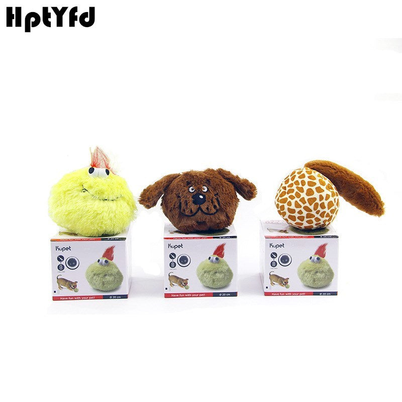 Advanced Pet Electric Funny Jumping Monster Squeaky Bouncing Ball Toy-UlGadget