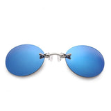 Men's Clothing and Accessories Men's Rimless Clamp Glasses-UlGadget