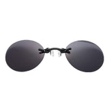 Men's Clothing and Accessories Men's Rimless Clamp Glasses-UlGadget