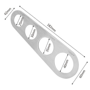 4 Holes Stainless Steel Pasta Noodle Measure Kitchen Accessories-UlGadget