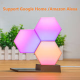 Geometry Assembly Smart Night Light Remote Voice Control Panel Home Suitable for Bedrooms, DIY Lovers, Gifts-UlGadget