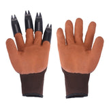 Colorful Claws Quick Easy to Dig and Plant 4 ABS Plastic Garden Genie Rubber Gloves-UlGadget