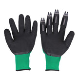 Colorful Claws Quick Easy to Dig and Plant 4 ABS Plastic Garden Genie Rubber Gloves-UlGadget