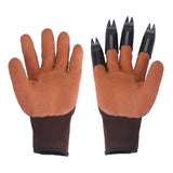 Colorful Claws Quick Easy to Dig and Plant 4 ABS Plastic Garden Genie Rubber Gloves-UlGadget