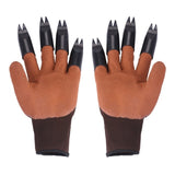 Colorful Claws Quick Easy to Dig and Plant 4 ABS Plastic Garden Genie Rubber Gloves-UlGadget