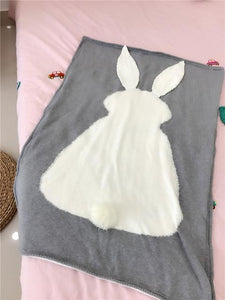 Mother and Kids Baby Sweet Cotton Bunny Blanket-UlGadget