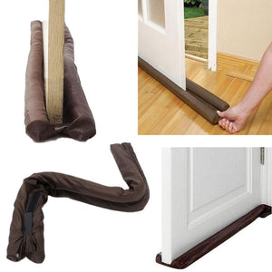 Twin Draft Guard Energy Saving Under Door Stopper-UlGadget