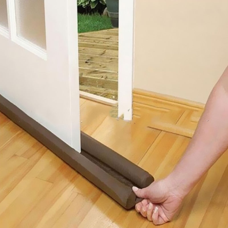 Twin Draft Guard Energy Saving Under Door Stopper-UlGadget