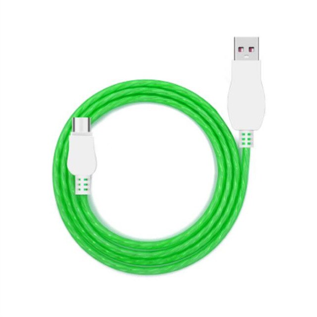 USB Cable Cool Night Flowing LED Glow Charger For iPhone Type-C Android Samsung S7-UlGadget