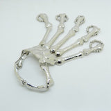 Bracelets for Women Bond Hand Gold or Silver Metal Skeleton Slave Bracelet Ring-UlGadget