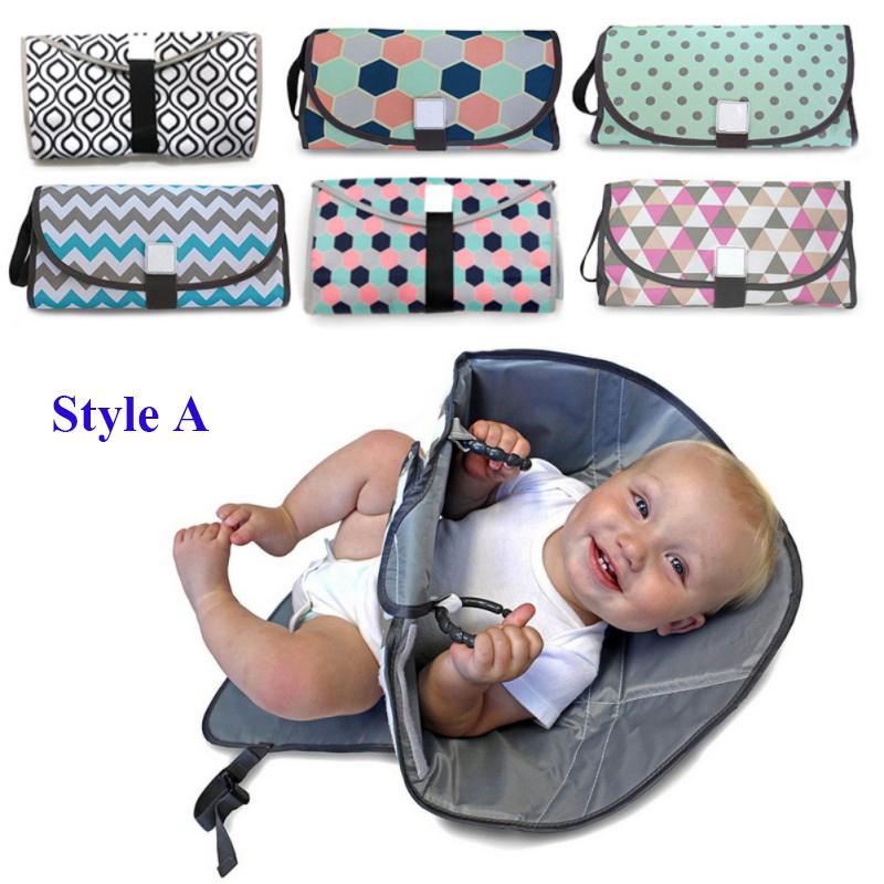 Mother and Kids Foldable Changing Pad and Diaper Bag-UlGadget