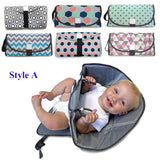 Mother and Kids Foldable Changing Pad and Diaper Bag-UlGadget